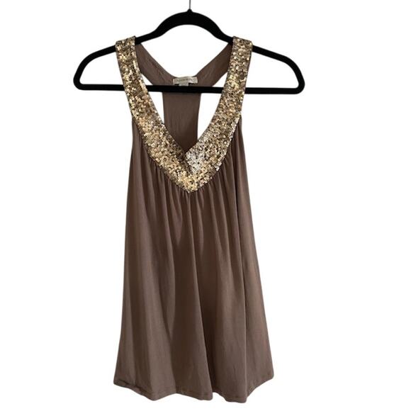Boston Proper Sequin Embellished Halter Top –‎ Glam & Effortless #0022 - Picture 1 of 9